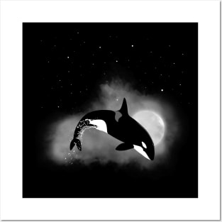 Jump Killer Whale Posters and Art